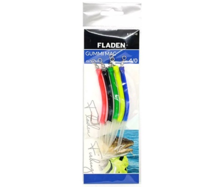 Оснастка морская Fladen Gummi Mac Assorted Glowing №6