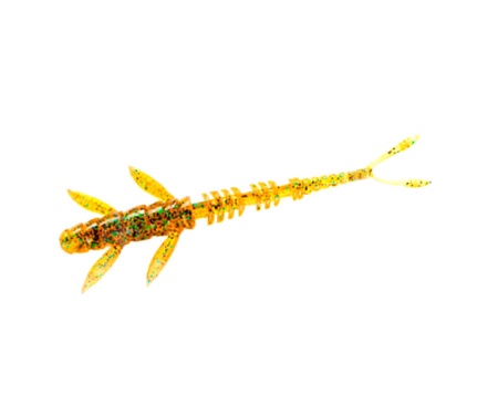 Черв'як Fishup Flit 4" #036 Caramel/Green & Black