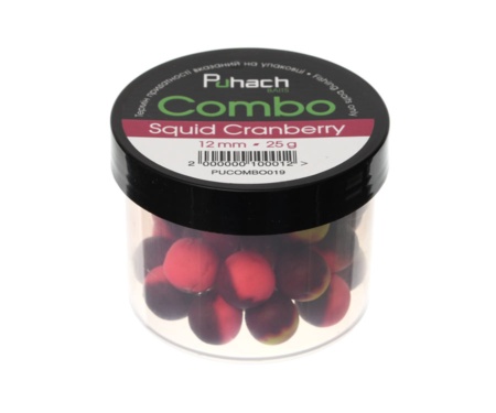 Бойли Puhach Baits Combo 12мм Squid Сranberry