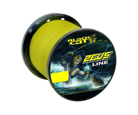 Шнур Black Cat Zeus Line Yellow 400м 0.45мм