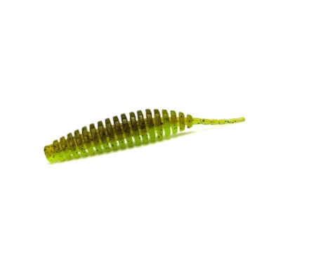 Силікон Fishup Tanta 3" #204 Green Pumpkin/Chartreuse