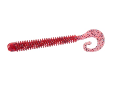 Твистер Lucky John LJ Ballist 3.3" #T68 Ice Red pepper