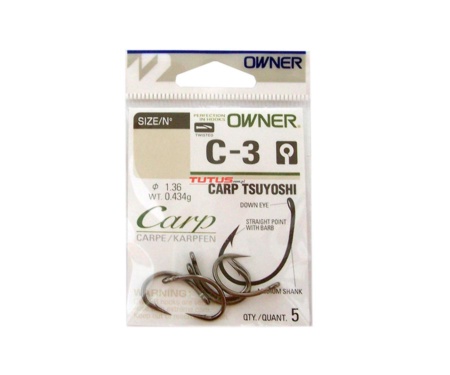 Гачки Owner Carp Tsuyoshi C3-50923 №4