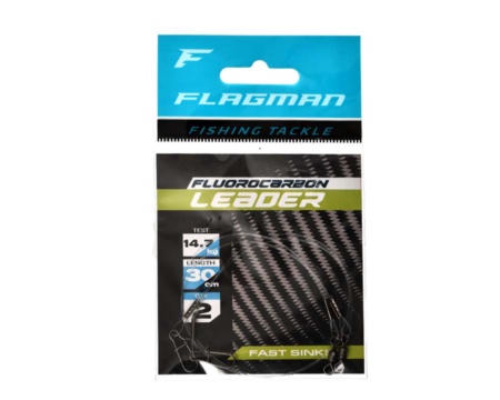 Повідець Flagman Fluorocarbon Leader 14.7кг 30см