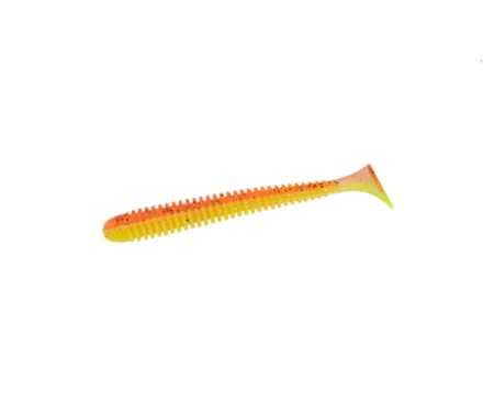 Силікон Angry Baits Zander Worm 3.6" 06 Crazy Carrot UV