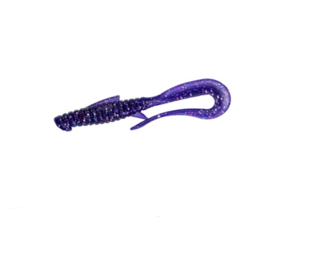 Силікон Angry Baits Mad Worm 3,5" Violet UV