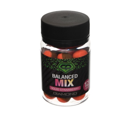 Бойли Carp Pro Diamond Balanced Mix Squid Strawberry 12мм