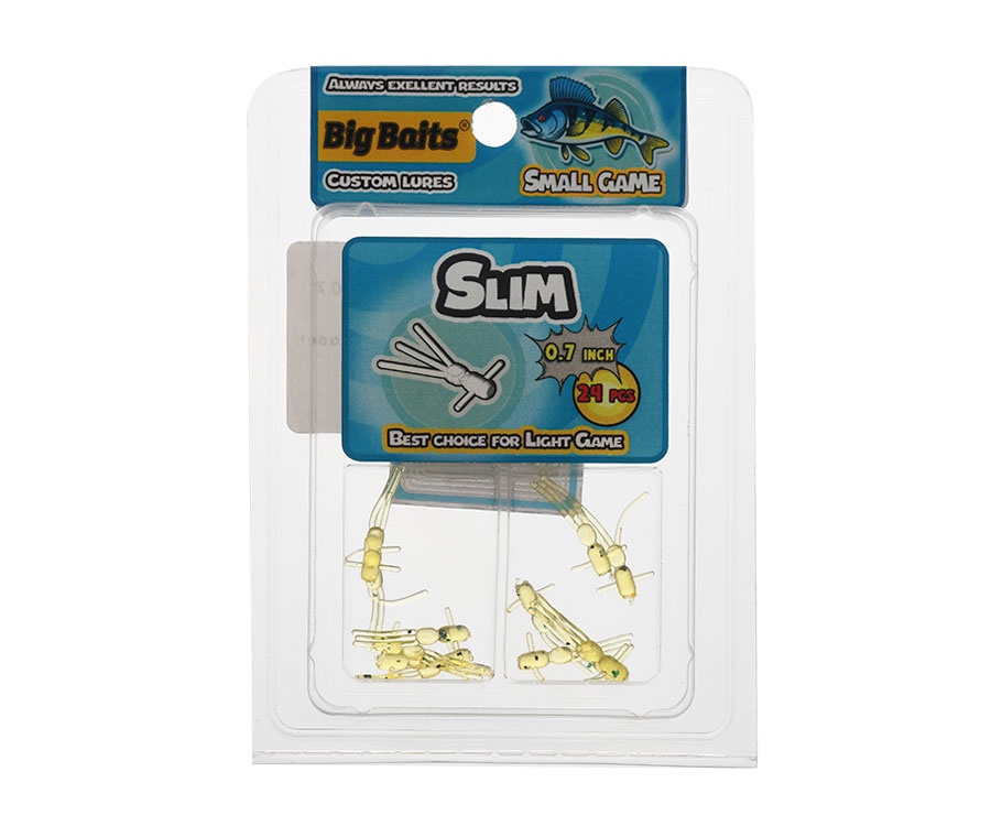 Нимфа Big Baits Slim 0.7" #100 Caramel