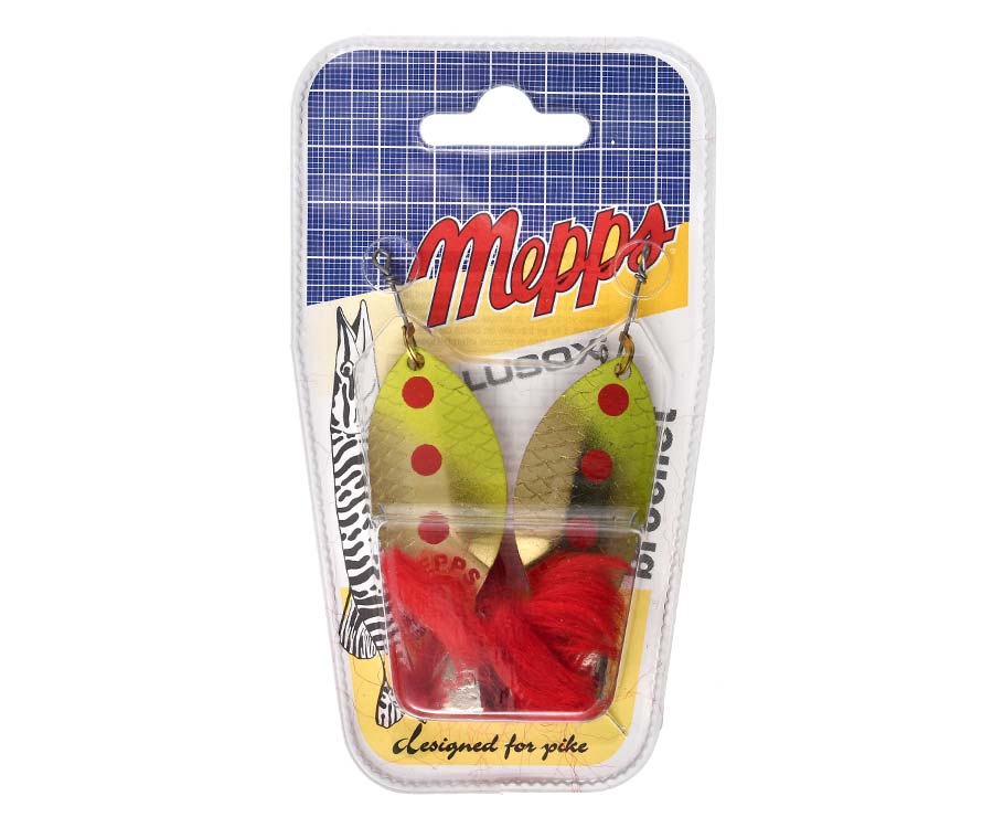 Блесна Mepps Lusox Fluo #3 20.5г Chartreuse\Gold