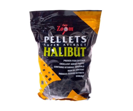 Пеллетс Carp Zoom Feeding Halibut Pellet 800г Палтус 15мм