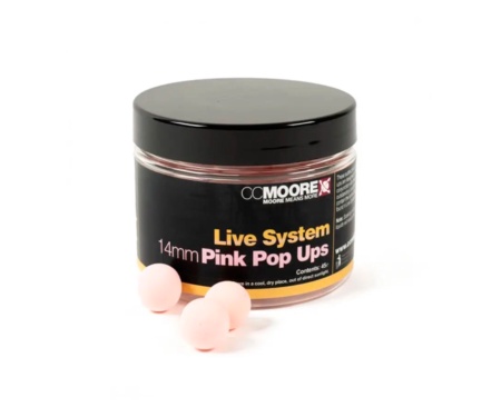 Бойли CC Moore Live System Pink Pop-Ups 14мм