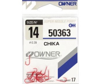 Крючки Owner 50363 Chika Red №14 #2