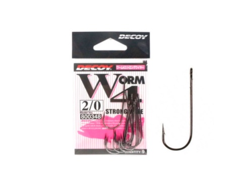 Гачки Decoy Worm 4 Strong Wire №2/0