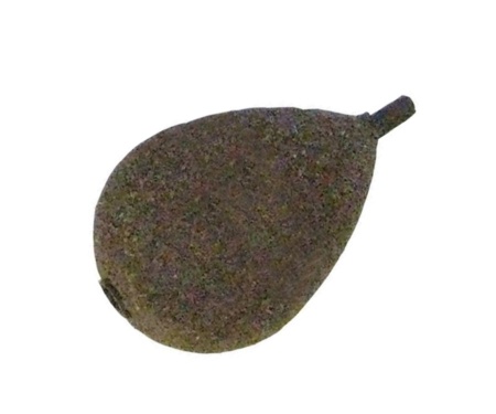 Грузило Korda Textured Flat Pear In-Line 3,5 oz