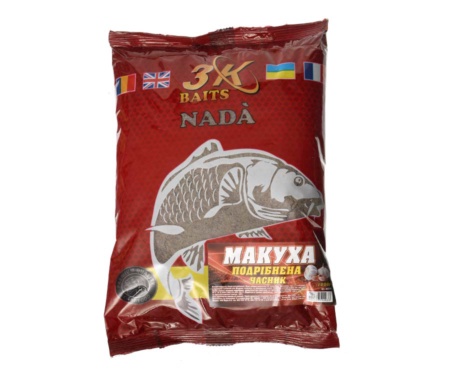 Макуха 3KBaits жареная чеснок 1000 г