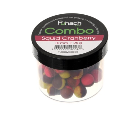 Бойли Puhach Baits Combo 10мм Squid Сranberry