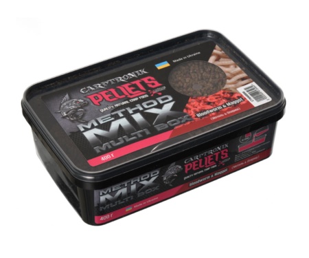 Прикормочний мікс Carptronik Method mix Multi Box Bloodworm&Maggot