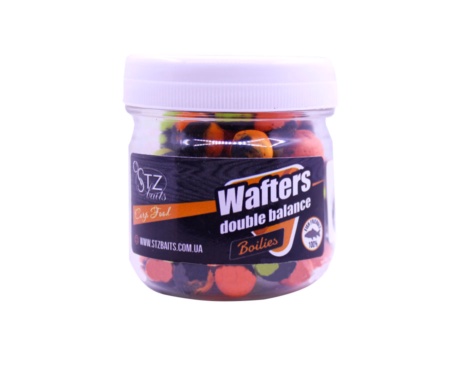 Бойли STZ Baits Wafters 10мм Squid/Krill yellow mix