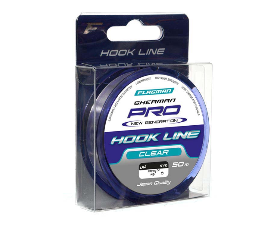 Леска Flagman Sherman Pro Hook Line New Generation 50м 0.115мм #3