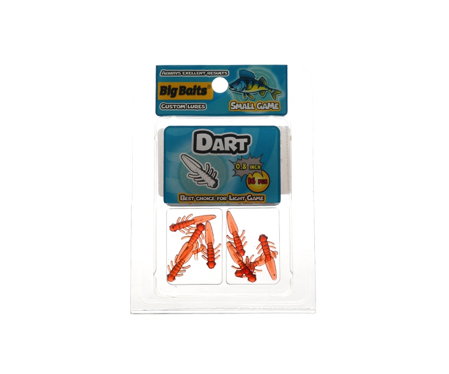 Нимфа Big Baits Dart 0,8" #301 Blood