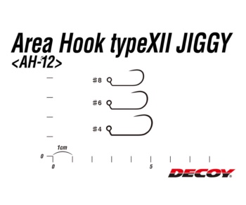 Крючки Decoy AH-12 Area Hook Jiggy №06 #3