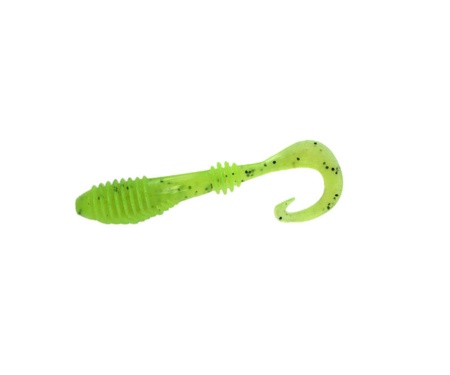 Твистер M5 Craft Chubby 2,3" #051 Chartreuse Black Flake