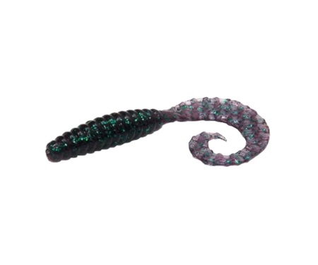 Твистер Bait Breath Curly Grub 3,5" #Ur26 Junberg-Green-Seed