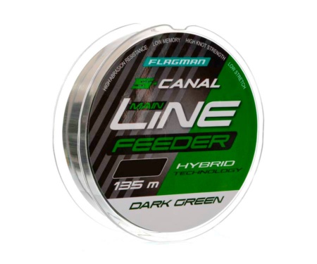 Леска Flagman S-Canal Feeder Dark Green 135м 0.25мм
