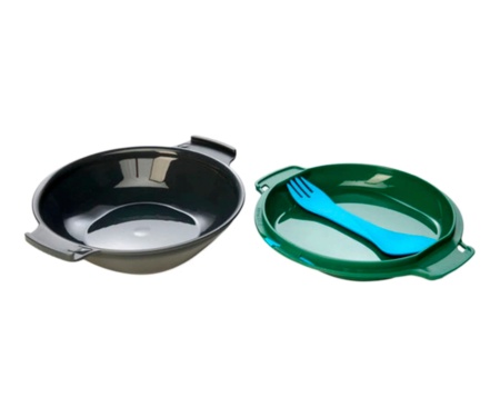Набор посуды Humangear GoKit Light 5-tool Mess Kit Charcoal/Green