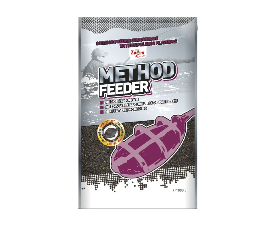 Прикормка Carp Zoom Method Feeder Groundbait Halibut 1кг #1