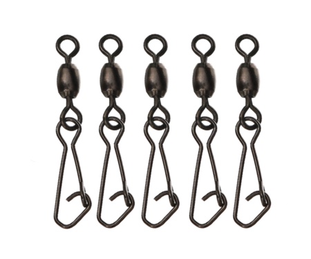 Фідерна застібка з вертлюгом Flagman Feeder Hooked Snap Link Swivels L