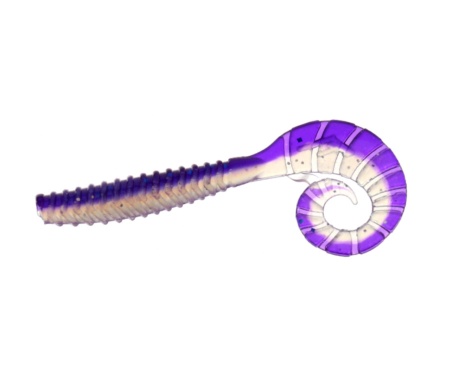 Твистер Flagman TT-Grub 2.0'' #0531 Violet/Pearl White