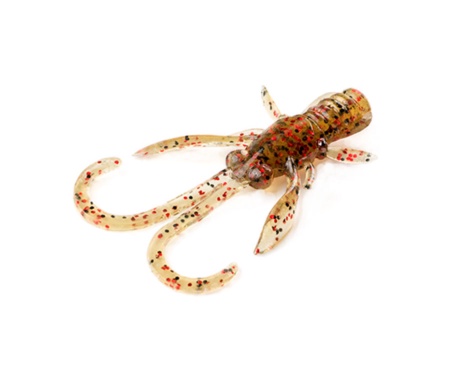 Силикон Fishup Baffi Fly 1.5" #045 Green Pumpkin/Red & Black