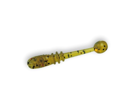 Виброхвост Crazy Fish Whitebait 0.8" #1 F