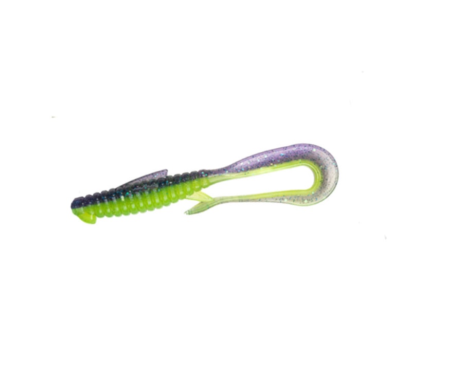 Виброхвост Angry Baits Mad Worm 3,5" Acid Violet UV