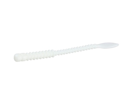 Черв'як Major Craft Para Worm Aji-Flat 2.3" Glow White