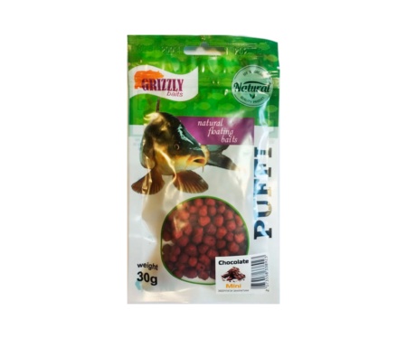 Тісто повітряне Grizzly Puffi Mini 30г Chocolate