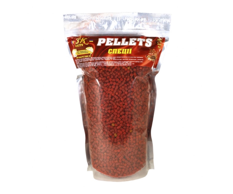 Пеллетс 3KBaits 4мм 800г специи