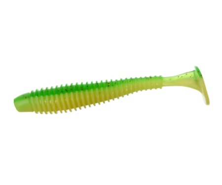 Силікон Flagman Mystic Fish Fat 2" #1527 Lime/Lime Chartreuse