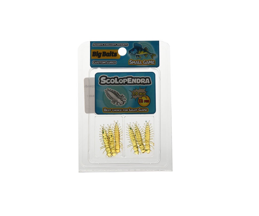 Нимфа Big Baits Scolopendra 1" #100 Caramel