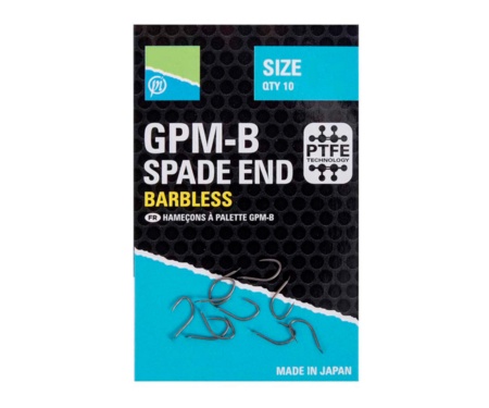 Крючки Preston GPM-B Spade End №12