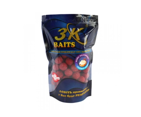 Бойл 3KBaits розчинний 24мм скопекс-крем 0.4кг