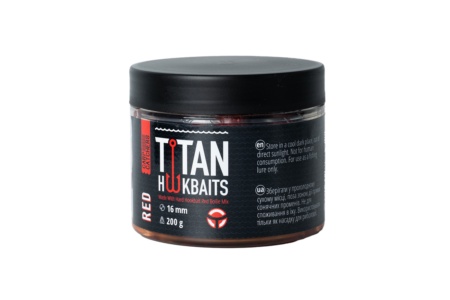 Бойли насадочні варені Titan Hookbaits RED 20мм
