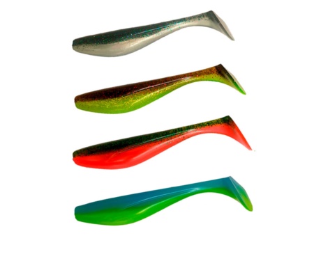 Силікон Fishup Wizzle Shad 5" #MIX01 201, 203, 205, 206