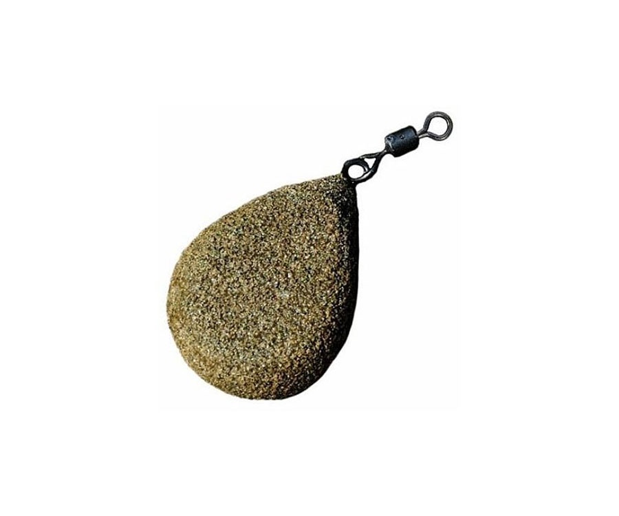 Грузило Korda Textured Flat Pear Swivel 3.5oz 98г #1