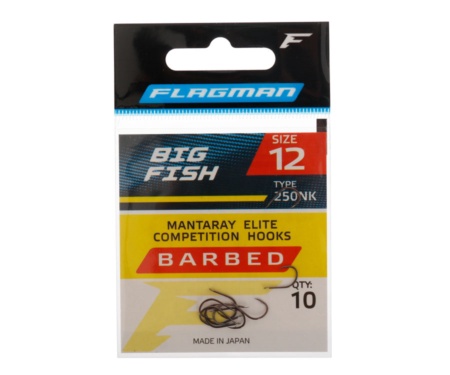 Гачок Flagman Big Fish №12, 10 шт.
