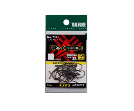 Гачки Yarie 737 FA Hook #9 nanotef Middle Pack