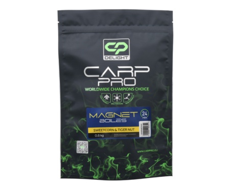 Бойлы Carp Pro Delight Magnet Boiles Sweetcorn &Tiger nut 24мм 800г