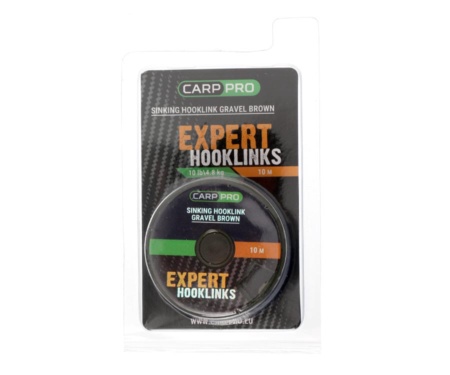 Поводковый материал без оболочки Carp Pro Gr. Brown Sinking 15lb 10м