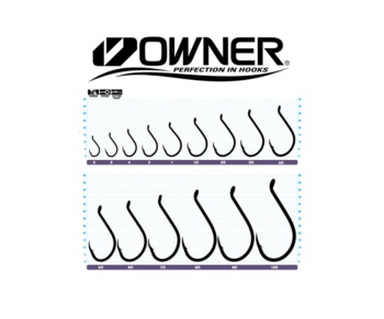 Крючки Owner Cut SSW 5111 Black Chrome №6/0 #3
